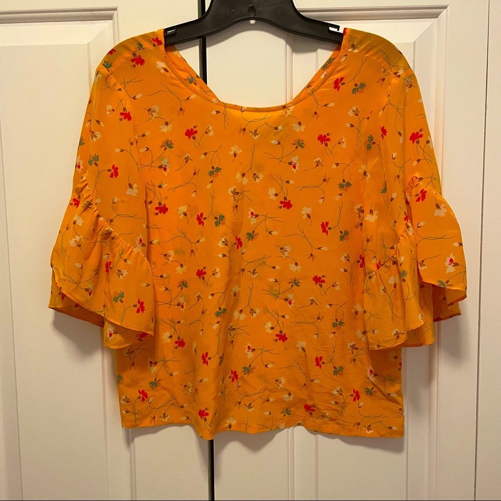 Madewell Floral Top
